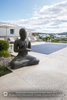 Sitting woman in Yoga position, ca. 30 cm H 